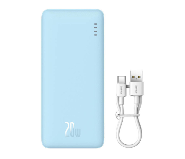 Baseus Airpow PowerBank 20000mAh 20W Blue - 1348198 - zdjęcie